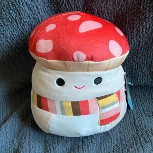 Squishmallow Malcolm the Mushroom Plush NWT 8”
